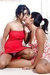 Cute Indian amateurs Kiki And Shee-Ra licking pussy and tribbing