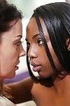 Curvy brunette milf sovereign syre seduces young ebony beauty sarah banks after