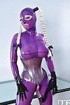 Latex slut Lucy loves a hardcore fetish with a toy in her tight pussy