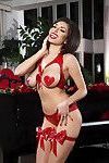 Darcie dolce seduces in titillating lingerie on valentines day