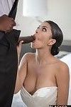 Exotic bride drilled with a black cock