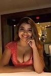 Busty exotic latina with cute braces