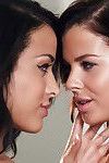 Hot Latina dykes Layla Sin and Keisha Grey licking ass and tits