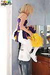 Lia Lor het krijgen van Geneukt terwijl in haar Cheerleader uniform