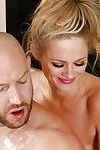 Massage milf Katie Kox is getting a nice dick deep in her mouth