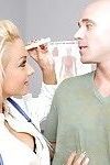 Busty blonde in doctor uniform Briana Blair fucked hard core