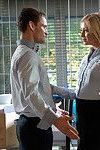 Cayla lyons fucks her coworker in the office