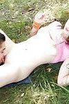 Hardcore outdoor teen pussy stretching with tiny tit cutie Lucy N