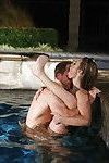 Voluptuous teen Charlee Monroe has a passionate sex at the poolside