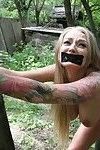 Hardcore BDSM scene with a marvelous big tits girl Kayla Green outdoor