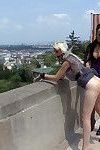 Perky blonde slave girl alexa wild\'s first time on public disgrace! this gorgeou