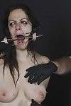 Slave beauvoirs extreme needle torture and tongue tied