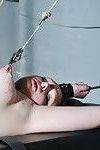Amateur needle bdsm and private dungeon torture rack punishment