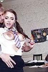 Filthy schoolgirl with big jugs gets shagged by her horny teacher