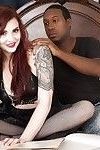 Redhead Amber Ivy having interracial sex with Jack Blaque and his BBC