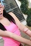 Busty teen molly bliss milking stiff dick for some jizz