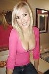 blonde teen Babe Britney Beth Strippen zu zeigen Ihr hooters und pussy