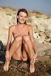 Hot teen claudia stripping off skimpy bikini outdoors