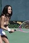 Dillion harper and her coach have their work out
