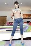 Prachtig pornstar Chanel preston strippen en verspreiding haar benen