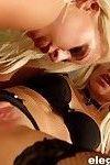 They are two smoking hot blondes who prepared a dildo show