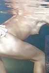Blonde Euro pornstar taking hardcore banging underwater in swimming pool