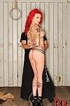 tatuado ruiva fetiche modelo Becky holt Suspensão :por: corda para Bdsm ATIRAR