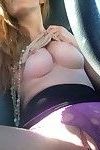 Public flashing nude in public and oops candid caught nip slips