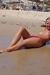 Candid and voyeur beach teens topless and nude
