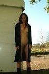 Sexy milf emma louise flashes tits and nude in public outdoors i
