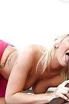 Yoga Broek gekleed Blond Layla Prijs het nemen van interracial anaal geslacht Van bbc