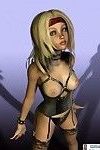3d toon in sexy lingerie