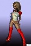3d toon in panties and boots