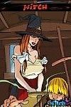 Busty titted witch fucking hard