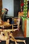 Bisexual orgy with hardcore group fucking at bimaxx