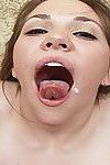Cum swallowing pics with amateur babe amanda west