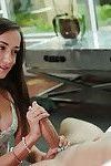 Victoria Rae Black gives a good handjob and gets some tasty cum
