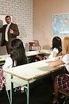 Nasty schoolgirls getting punished rough and hard by their naughty teachers