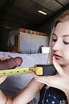 Mal legal loira menina Alexa Graça Tomando dolorosa anal a partir de bbc