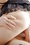 Europeu adolescente Taissia Shanti Tomando dolorosa Anal Sexo no Preto meia-calça