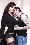 Gorgeous MILF with big round bosoms Lisa Ann seduces a younger guy