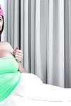Formosa Babe Mia Khalifa spread rasata figa dopo rimozione Yoga Pantaloni