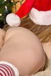 منفردا فتاة Alaina فوكس تحرير كبيرة الطبيعية الثدي شكل عيد الميلاد الزي