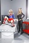 porno yıldızları Tanya Tate ve Amanda Tate var lezbiyen seks içinde Cosplay kıyafetler