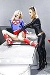 Pornstars Tanya Tate and Amanda Tate have lesbian sex in cosplay outfits