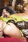 Hardcore cumshot on tits for busty cosplay pornstar Riley Steele