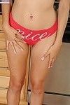 Slutty petite teen Ava Mendes showcasing her beautiful round ass