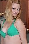 Pretty amateur teen babe Brittny shows her sweet young forms