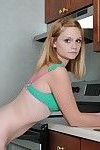 Pretty amateur teen babe Brittny shows her sweet young forms