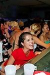 Slutty black and white girls get drunk and fuck in a nightclub